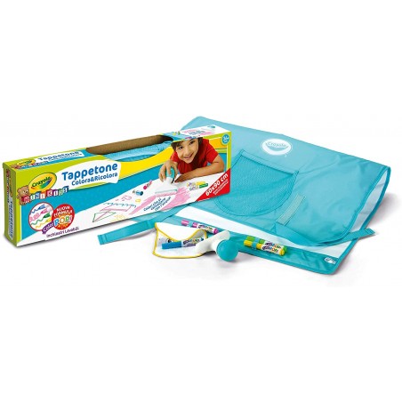 Crayola Colora e Ricolora - Tappetone, Maxi superficie riutilizzabile per disegnare e colorare