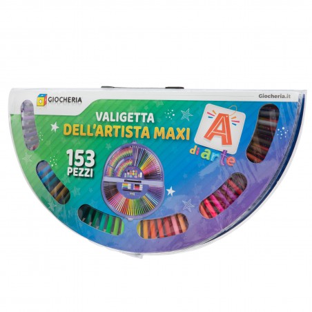 GIOCHERIA Grande Valigetta dell'Artista 153 pezzi GGI190292