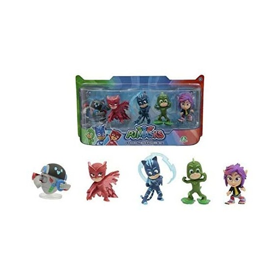 Giochi Preziosi  Pj Masks Set con 5 Personaggi ‎PJM94000
