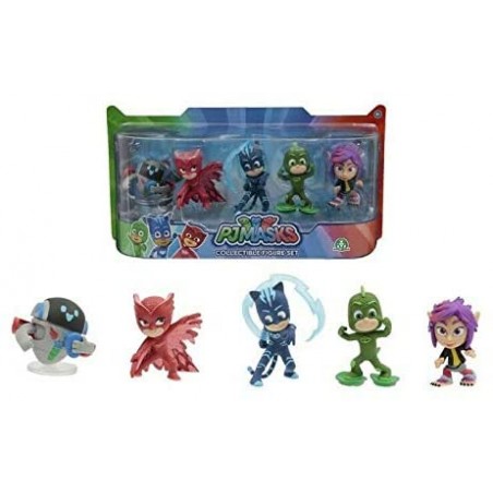 Giochi Preziosi  Pj Masks Set con 5 Personaggi ‎PJM94000