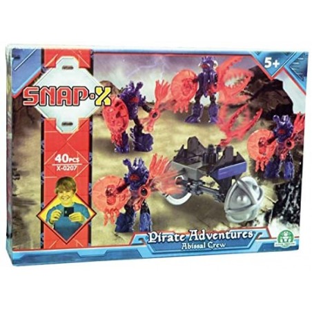 Giochi Preziosi Snap-x Pirate Adventures Abissal Crew 40pz