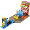 Hot Wheels HFB12 Monster Trucks Playset Distruzione Suprema e 3 Macchinine con Lanciatore