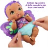 My Garden Baby GYP11Bambola Farfalla Viola al Profumo di Gelsomino con Biberon Pannolino Ali Rimovibili Vestiti e Accessori