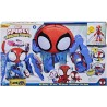 Hasbro Spidey and his Amazing Friends Webquarters playset con luci e Suoni Include Un Personaggio e Un Veicolo