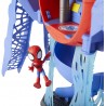 Hasbro Spidey and his Amazing Friends Webquarters playset con luci e Suoni Include Un Personaggio e Un Veicolo