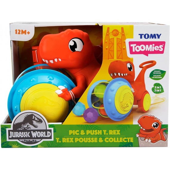 Toomies Prima Infanzia Jurassic World Pic&Push T-Rex ‎E73254