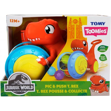 Toomies Prima Infanzia Jurassic World Pic&Push T-Rex ‎E73254