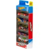 HotWheels 01806 Pack con 5 Macchinine