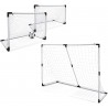 Mondo 18054 - Set Porta Calcio Media "2 in 1", 1 Porta 183 X 121 Cm o 2 Porte 91,5 X 63 Cm, 1 Palla, 1 Pompa