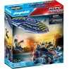 Playmobil City Action 70781 Paracadute della Polizia e Veicolo dai 5 anni