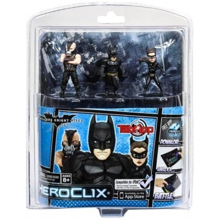 The Dark Knight Rises DC HeroClix TabApp confezione da 3