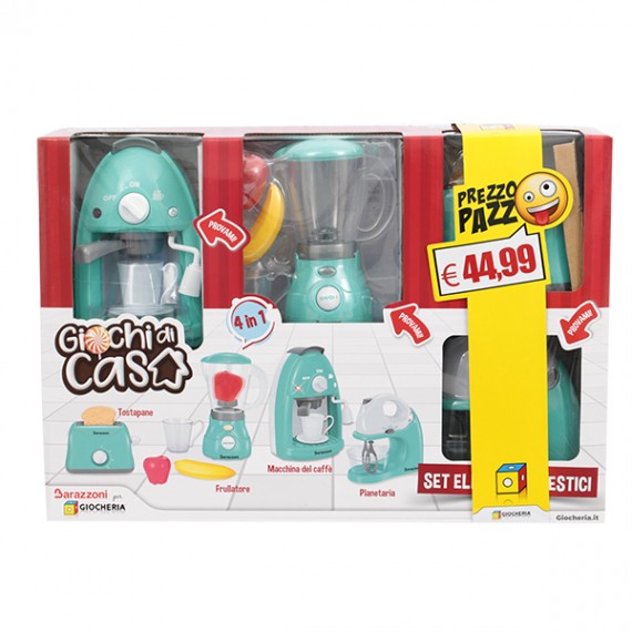 Giocheria GGI210067 Set Elettrodomestici Barazzoni