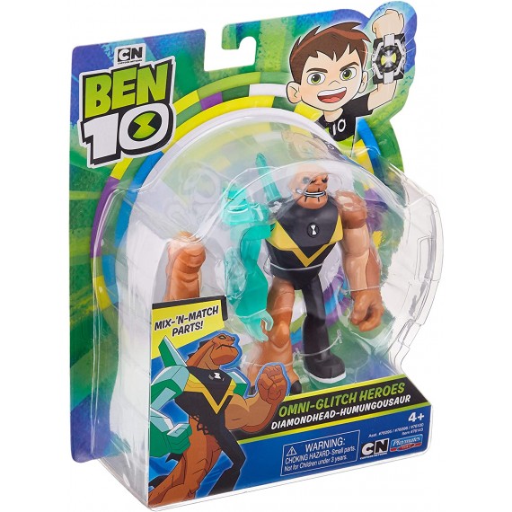 Ben 10 Omni-Glitch Heroes Diamondhead-Humungousaur