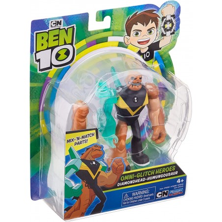Ben 10 Omni-Glitch Heroes Diamondhead-Humungousaur