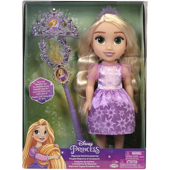 Raperonzolo Toddler 35cm con accessori