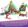 Lego Friends 41700 Glamping sulla Spiaggia con 3 Mini Bamboline e Accessori