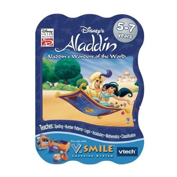 VTech V.Smile Learning Game Disney Aladdin Meraviglie del Mondo