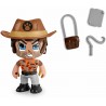 Famosa 700014492 Pinypon Action Confezione da 2 statuette polizia e avventuriero
