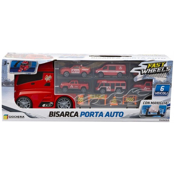 Giocheria GGI190001 Fast Wheels Bisarca Piccola con Maniglia