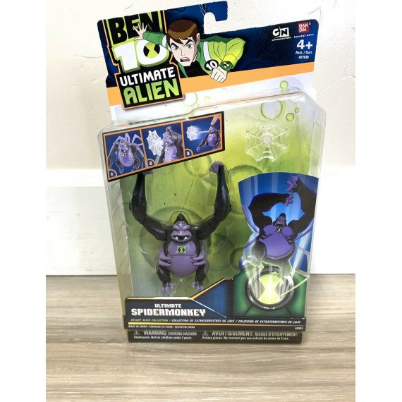 Ben 10 Ultimate alien Spidermonkey con lanciatore di ragnatele