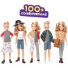 Creatable World GGT67 Kit Deluxe Bambola con Accessori DC-414