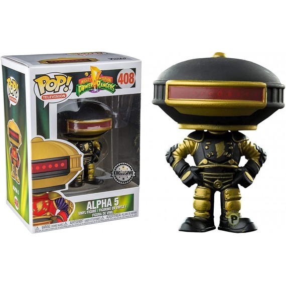 Power Rangers  Pop! Vinile Alpha 5 Black & Gold