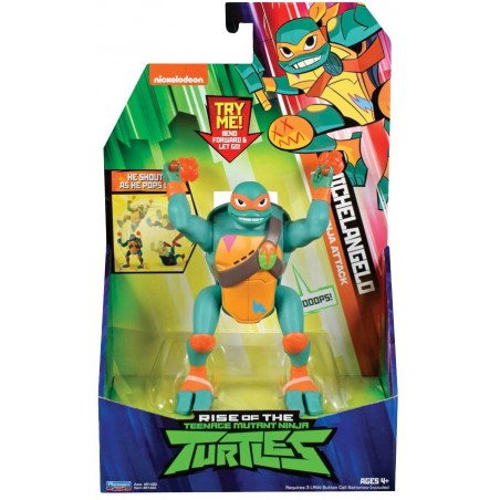 Giochi Preziosi Teenage Mutant Ninja Turtles Rise Off Michelangelo Popup Attack