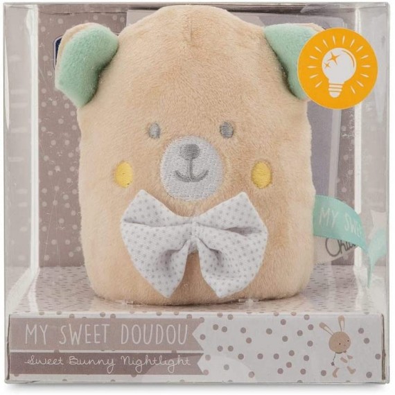 Chicco 0960200 Luce notturna a forma di orsetto colore Beige