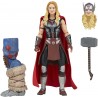 Hasbro Marvel Legends Love And Thunder Statuetta da Collezione Mighty Thor 15 cm 4 Accessori 1 Pezzo Build-a-Figure F1060