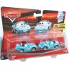 Mattel DKV58 Veicoli Cars 2 Pack Dinoco Mia & Tia