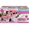 Barbie Camper dei Sogni con Scivolo e Piscina 2 Cuccioli 7 Aree Gioco HCD46