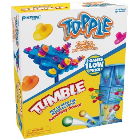 Goliath 924266 Combo Set Topple&Tumble 2 Giochi In 1