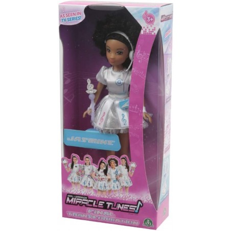 Giochi Preziosi Miracle Tunes Fashion Doll Jasmine Vestizione White Transformation