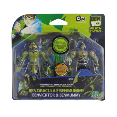 Ben 10 Alien creation figure set 2 figure pack Ben dracula & Benmummy