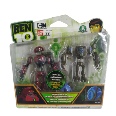 Ben 10 Creation Alien 2 Figure pack Water Hazard & Ultimate Swampfire CCP27653