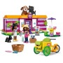 LEGO Friends 41699 Il Caffè di Adozione dei Cuccioli Parco Giochi Animali Mini Bamboline Olivia e Priyanka