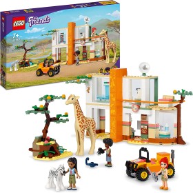 LEGO 41717 Friends Il Soccorso degli Animali di Mia Set Costruzioni con Jeep e Figure di Zebra e Giraffa