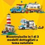 LEGO Creator Vacanze in Roulotte con Auto d'Epoca Camper e Faro 31108