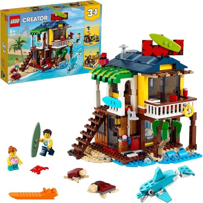Lego Creator 31118 Surfer Beach House 3in1 Faro e Casetta con Piscina 31118