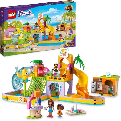 Lego Friends 41720 Parco Acquatico Set con Piscina con Scivolo e Mini Bamboline