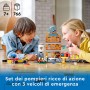 Lego City 60321 Fire Vigili del Fuoco Edificio con Fiamme Camion dei Pompieri