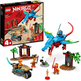 Lego Ninjago 71759 Il Tempio del Ninja Dragone con Drago e Moto
