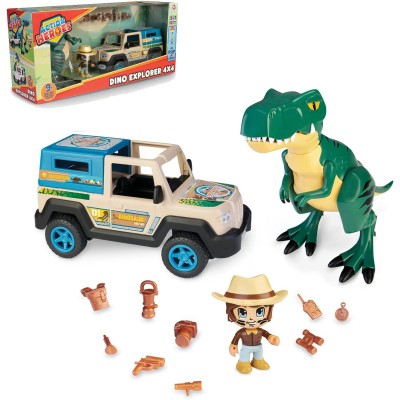 Famosa Pinypon Action Dino Explorer 4 X 4 Playset ACN10010