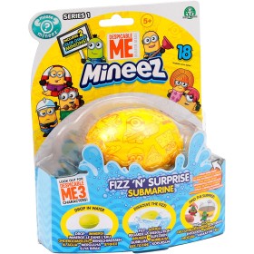 Giochi Preziosi Despicable Minions Cattivissimo Me 3 Fizzy Surprise Sottomarino, 2 Personaggi Mineez Cambia Colore a Sorpresa