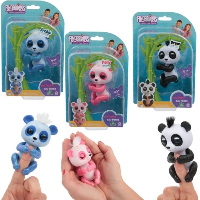 Giochi Preziosi FNG09000 Wowwee Fingerlings Panda Bebè Polly Drew Chong Modelli Assortiti