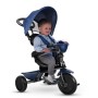 Triciclo Bambini Passeggino QPlay Cosy 4in1 a Spinta con Maniglione Direzionabile