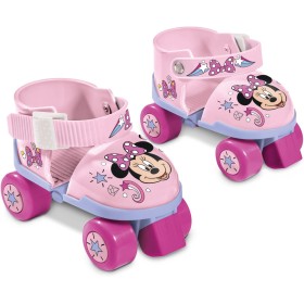 Mondo Toys 28701 Disney Pattini Minnie a rotelle Regolabili dal 22 al 29 con Gomitiere e Ginocchiere
