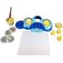 Goliath Paint Sation n' Stamp Studio tempere lavabili con vassoio portapennelli timbrini e fogli per colorare senza sporcare