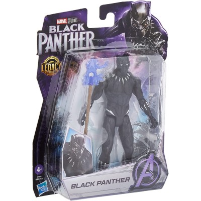 Hasbro Marvel Studios Legacy Collection Black Panther Action Figure di Black Panther 15 cm