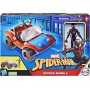 Hasbro Marvel Spider-Man La Macchina di Miles Morales e Spider-Ham da 15 cm con Action Figure